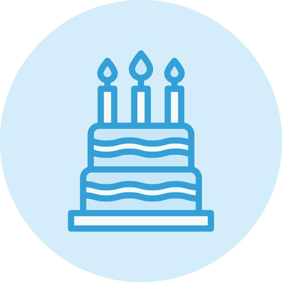 Cake Vector Icon Design Illustration