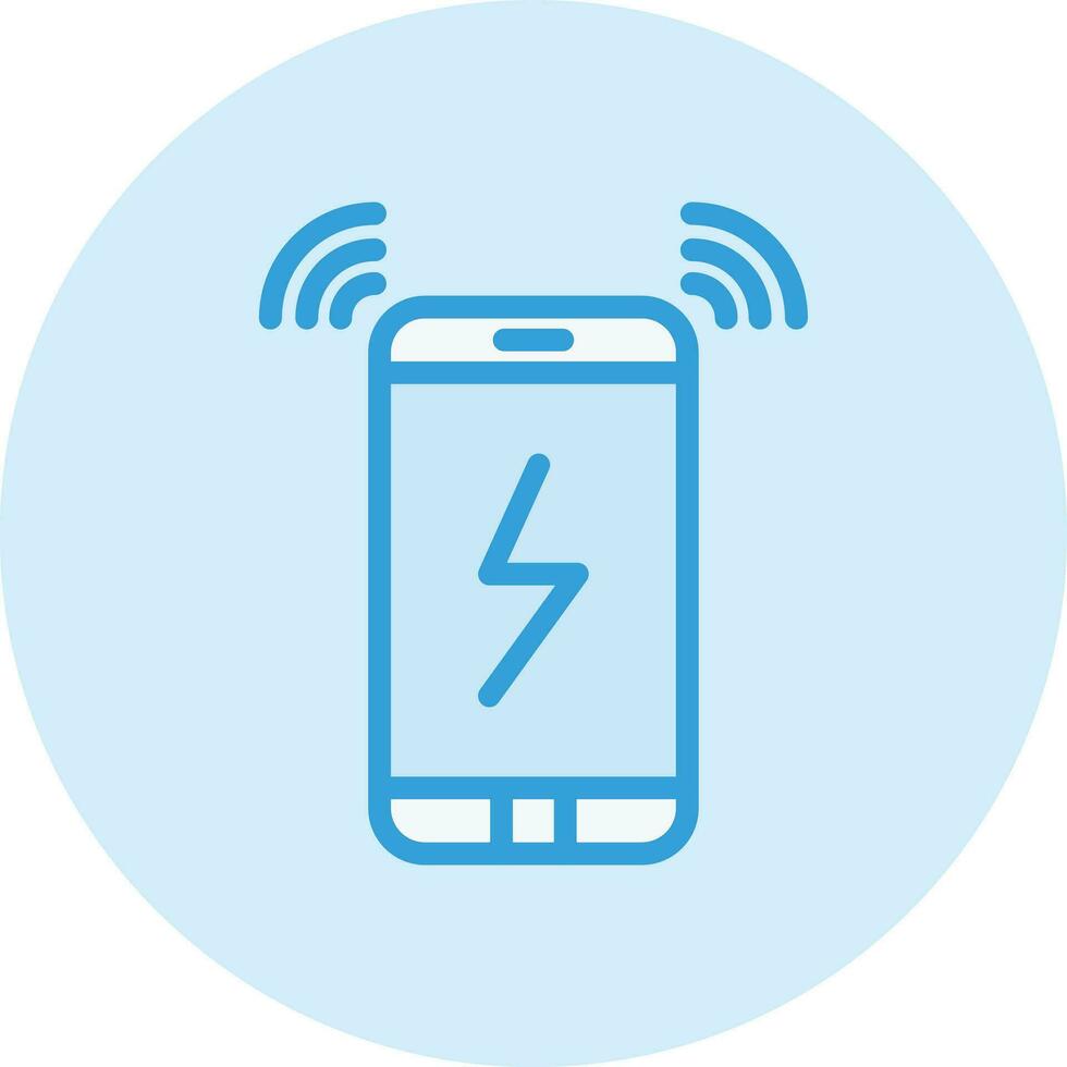 Wireless charging Vector Icon Design Illustration