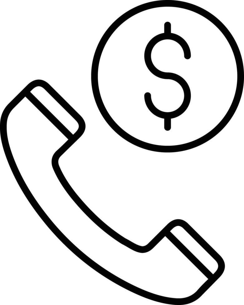 business  finance Outline vector illustration icon