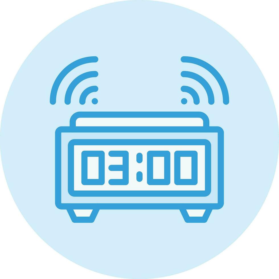 Digital alarm clock Vector Icon Design Illustration