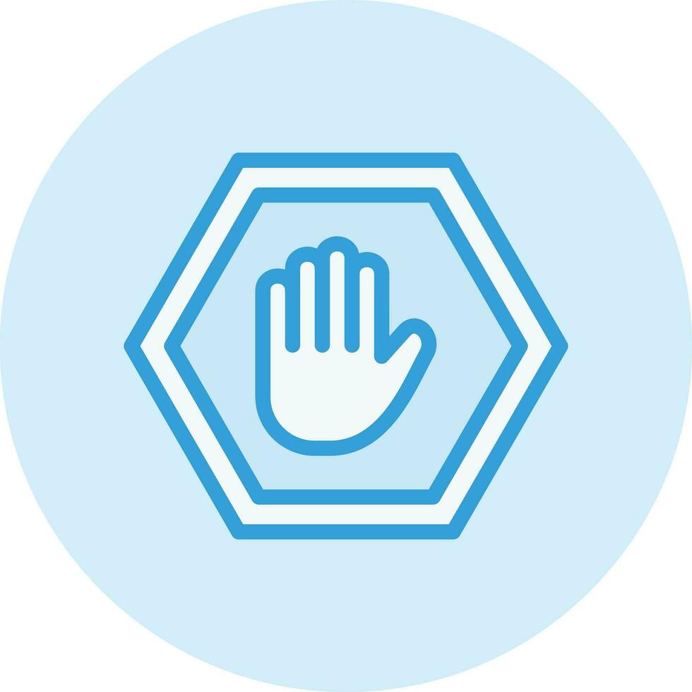 Ad Block Vector Icon Design Illustration