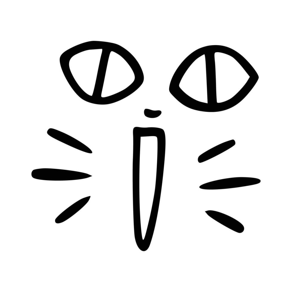 Kawaii's cute face. Manga-style eyes and mouth. Funny cartoon Japanese emoticon in different expressions, mega Big Set. Expression anime character and emoticon face illustration. Background. Print. vector