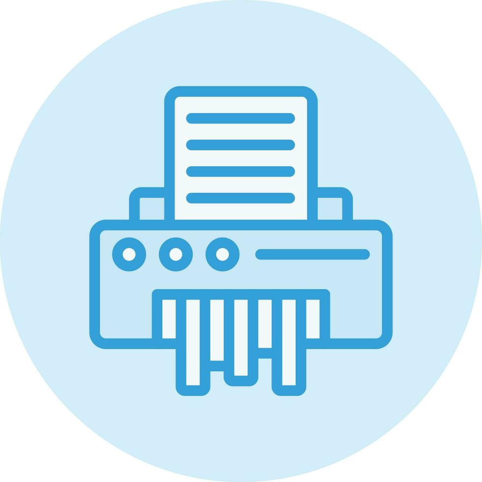 Paper Shredder Vector Icon Design Illustration