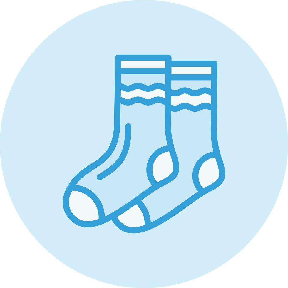 Sock Vector Icon Design Illustration