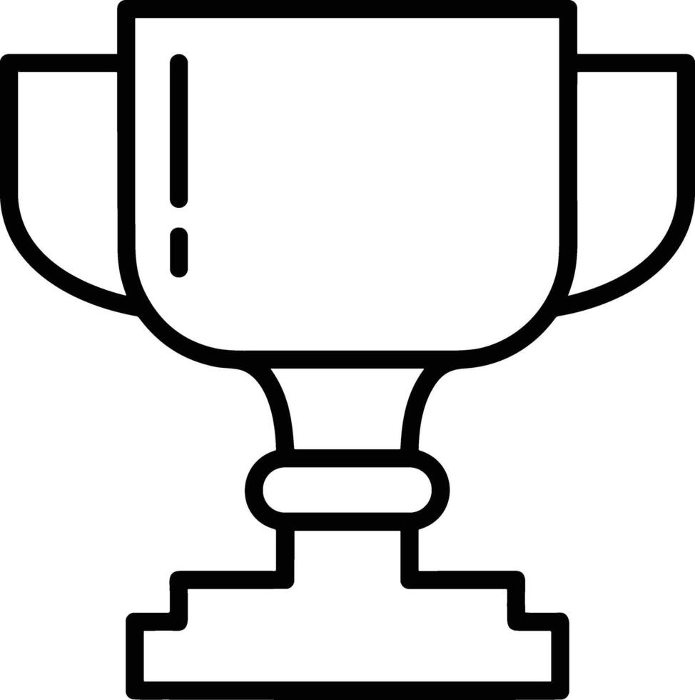 Winner success icon symbol vector image. Illustration of trophy award champion win championship bedge design image