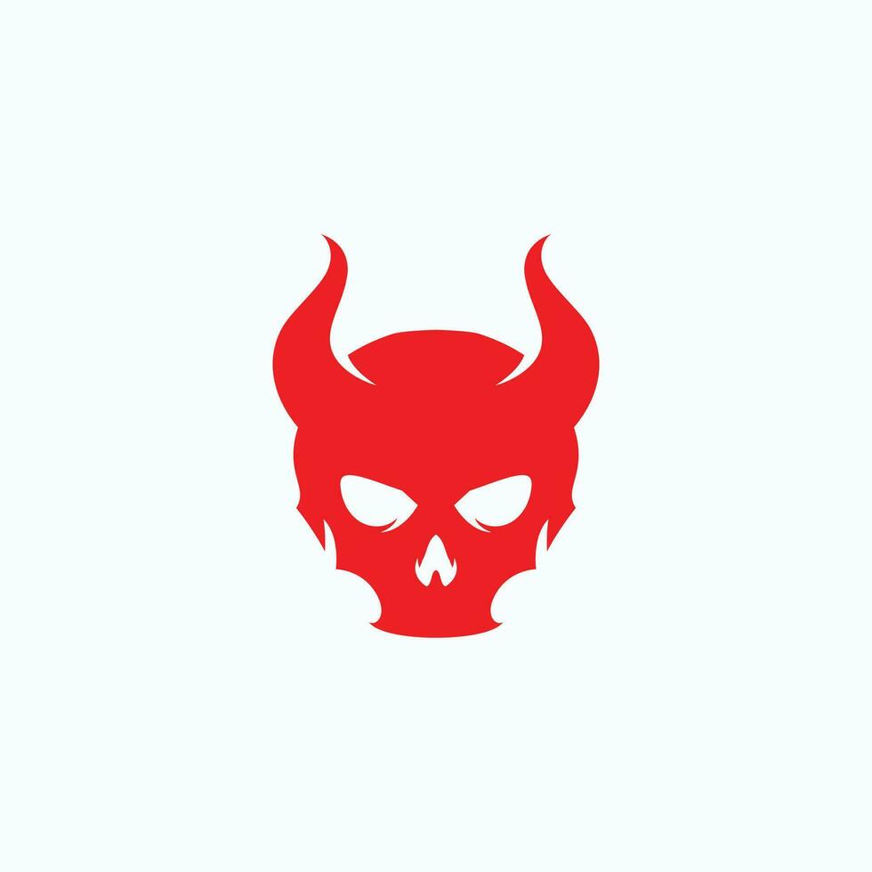 Devil logo symbol vector template