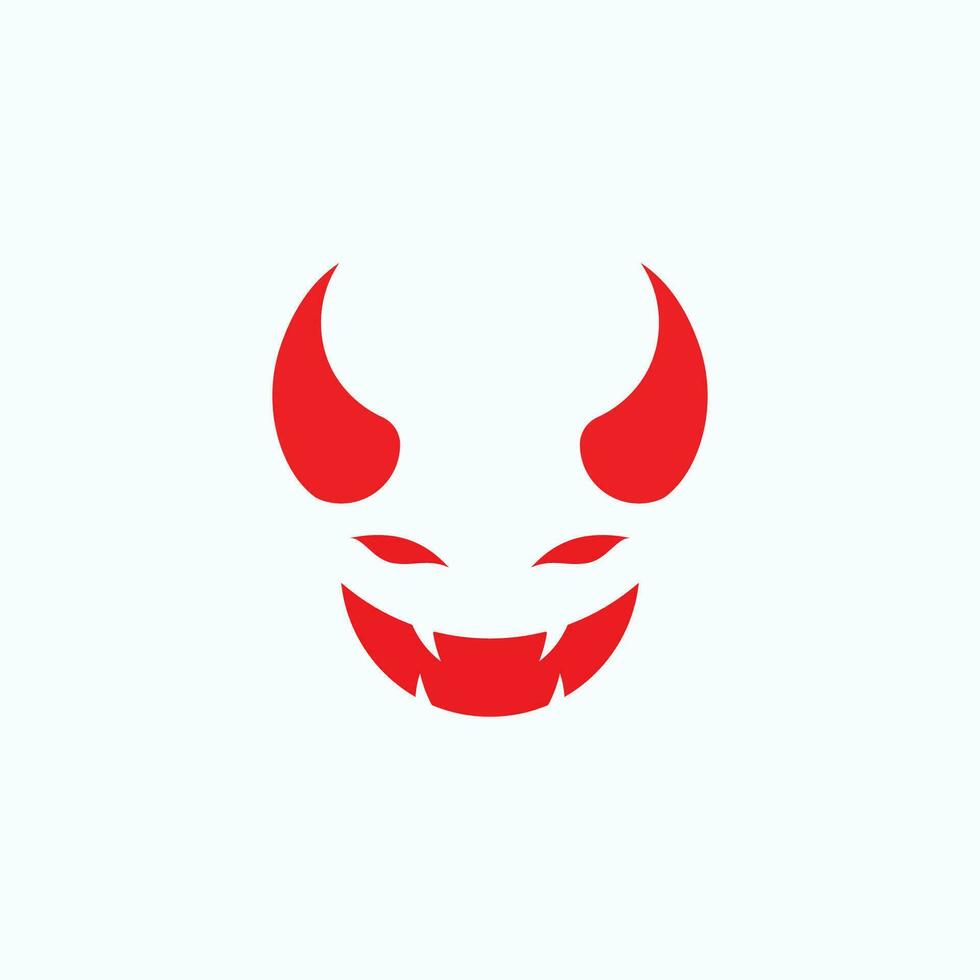 Devil logo symbol vector template