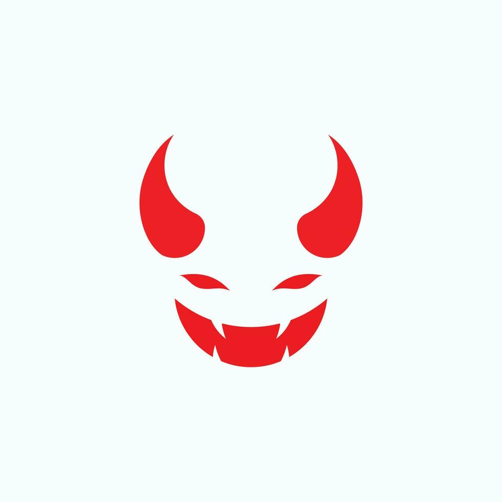 Devil logo symbol vector template