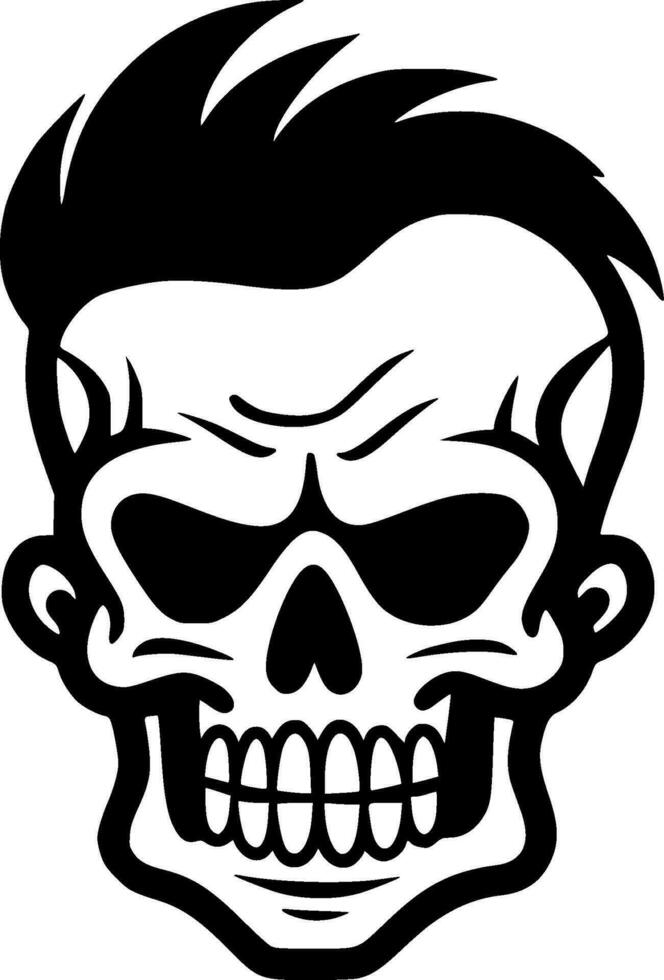 Skull - High Quality Vector Logo - Vector illustration ideal for T-shirt graphic