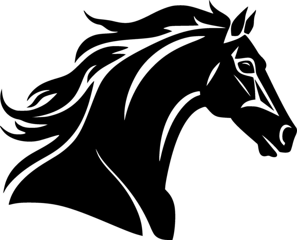 caballo - alto calidad vector logo - vector ilustración ideal para camiseta gráfico