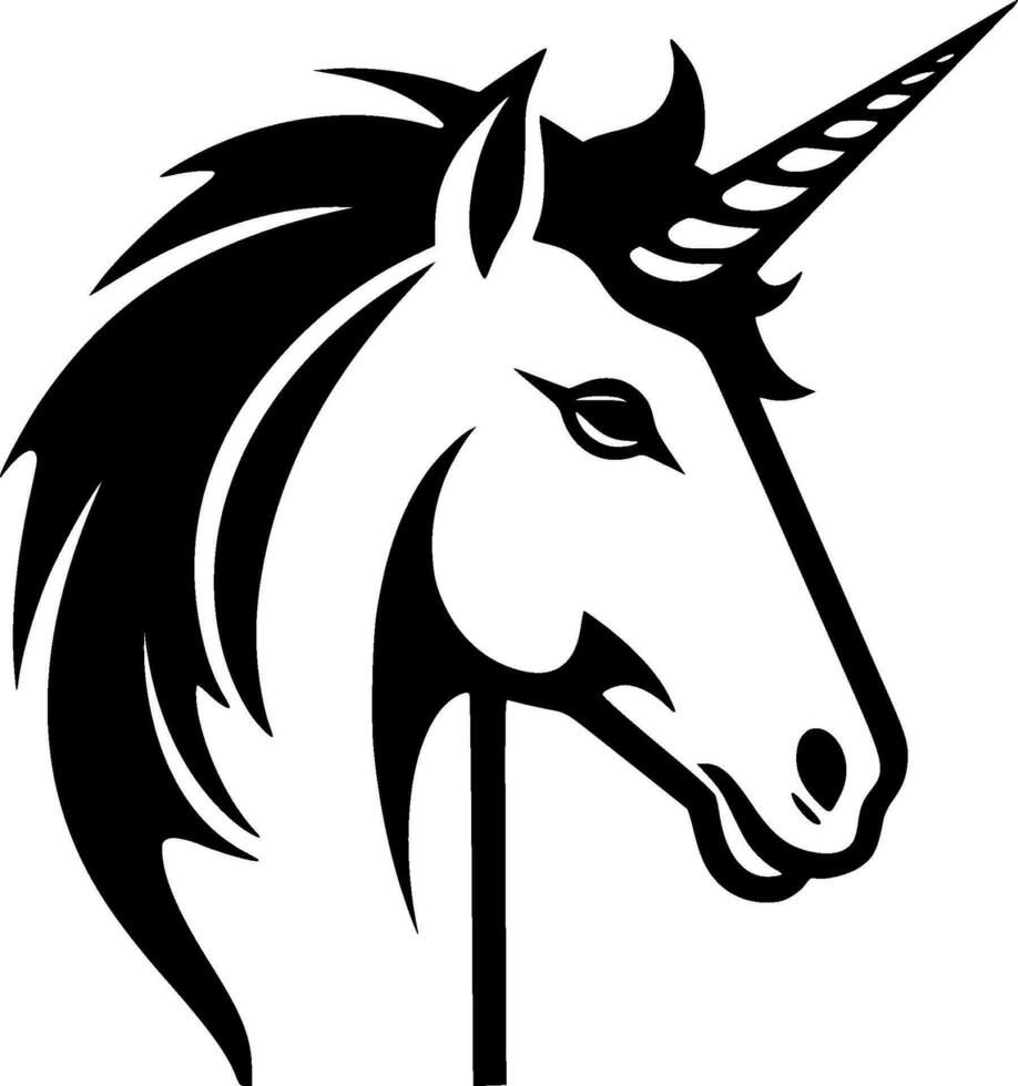 unicornio - alto calidad vector logo - vector ilustración ideal para camiseta gráfico