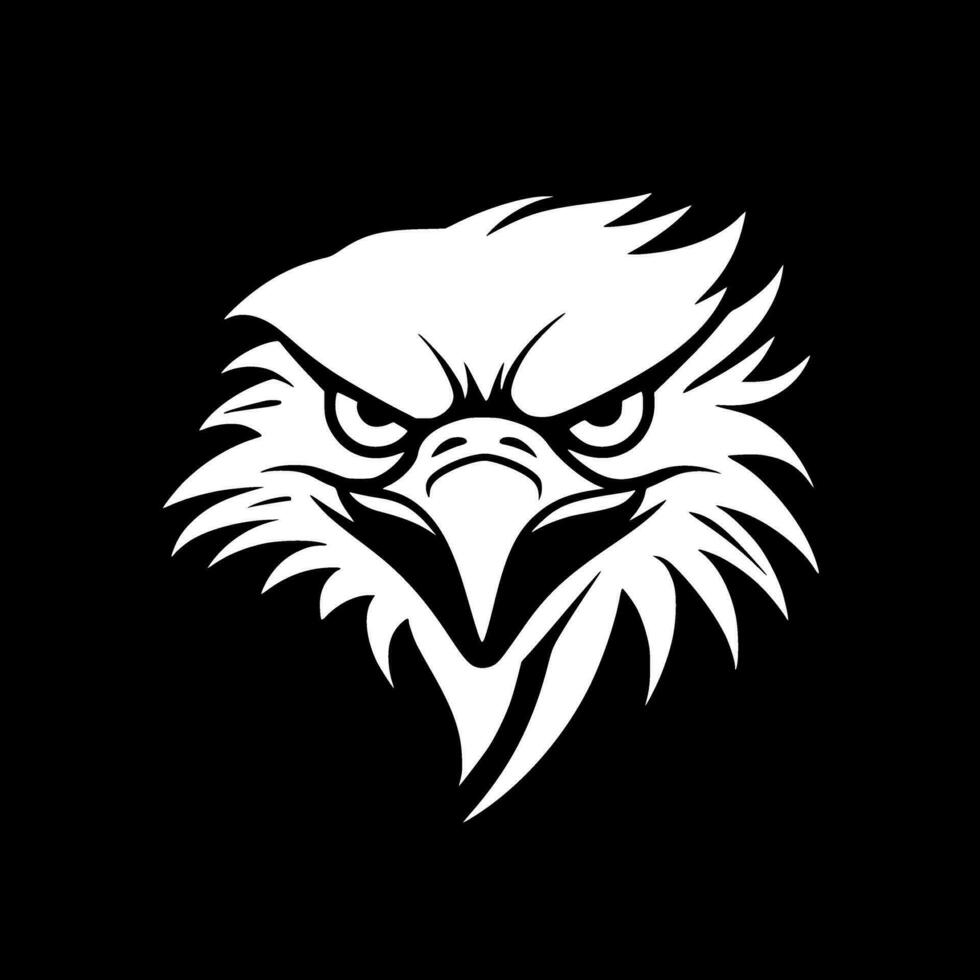 águila - minimalista y plano logo - vector ilustración