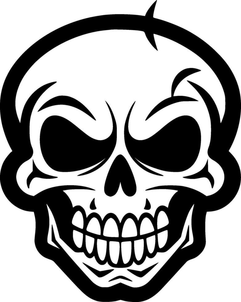 Halloween - Black and White Isolated Icon - Vector illustration