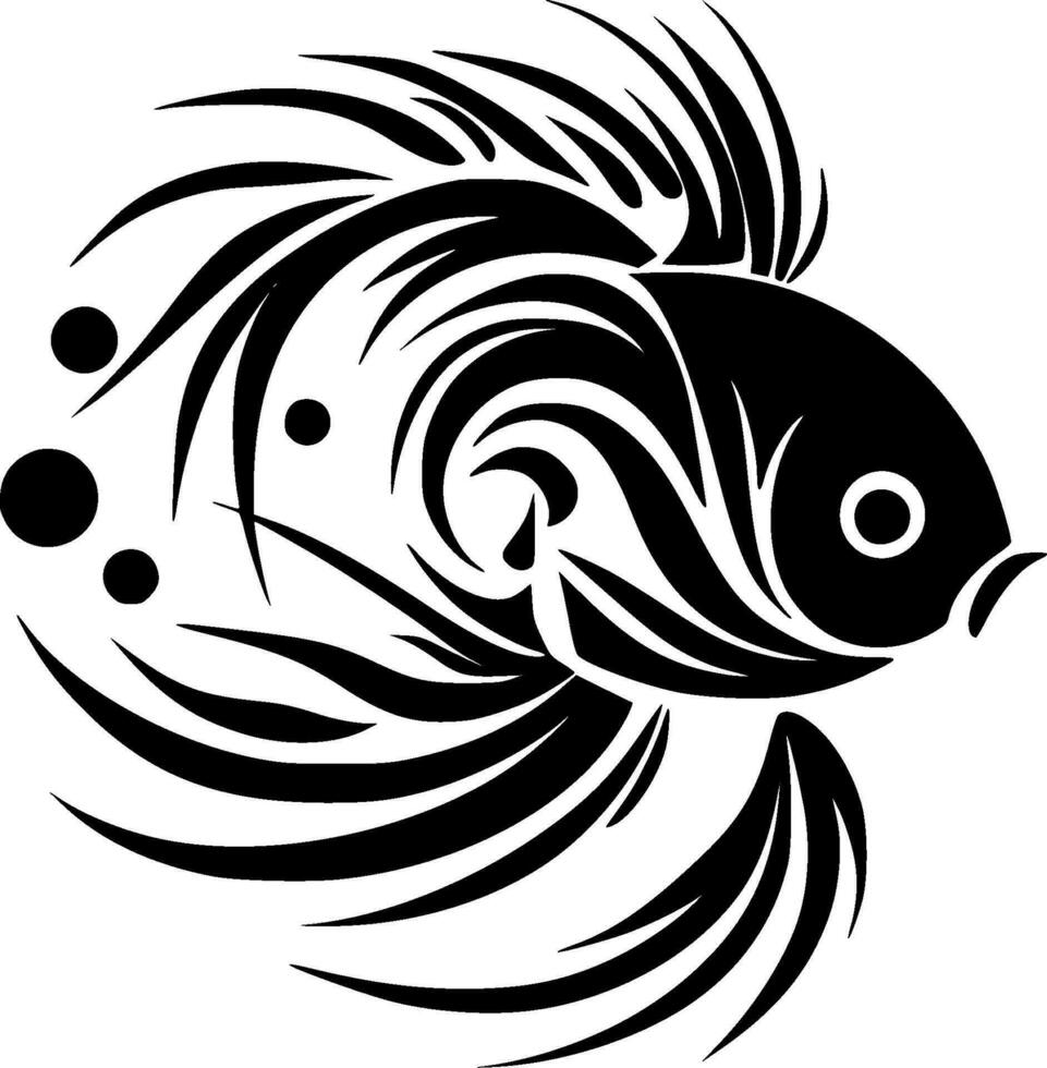 Fish - High Quality Vector Logo - Vector illustration ideal for T-shirt graphic