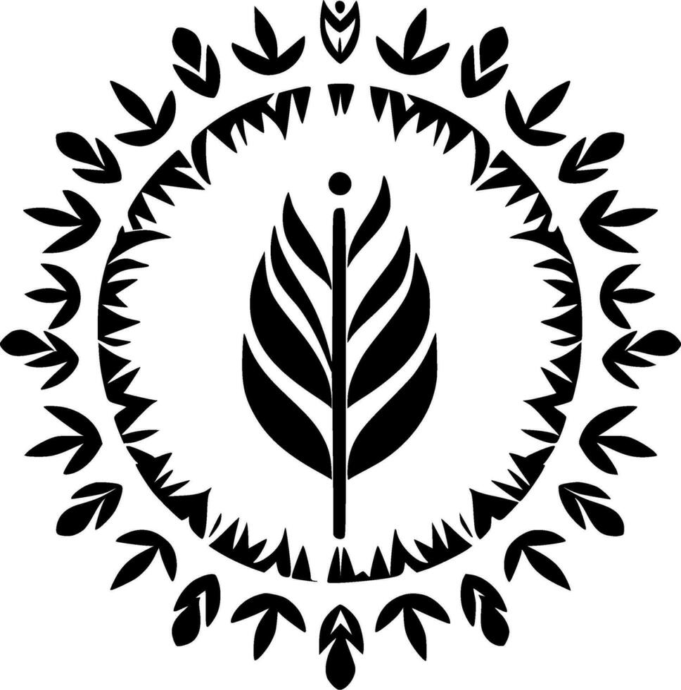 Boho, Minimalist and Simple Silhouette - Vector illustration
