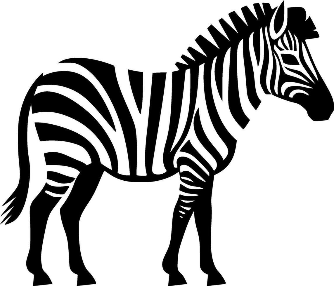 Zebra - High Quality Vector Logo - Vector illustration ideal for T-shirt graphic