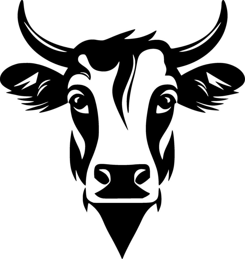 vaca - alto calidad vector logo - vector ilustración ideal para camiseta gráfico