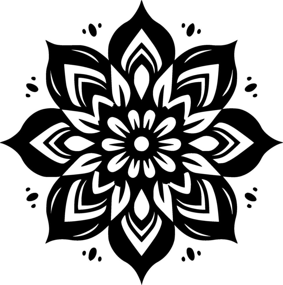 Mandala - High Quality Vector Logo - Vector illustration ideal for T-shirt graphic