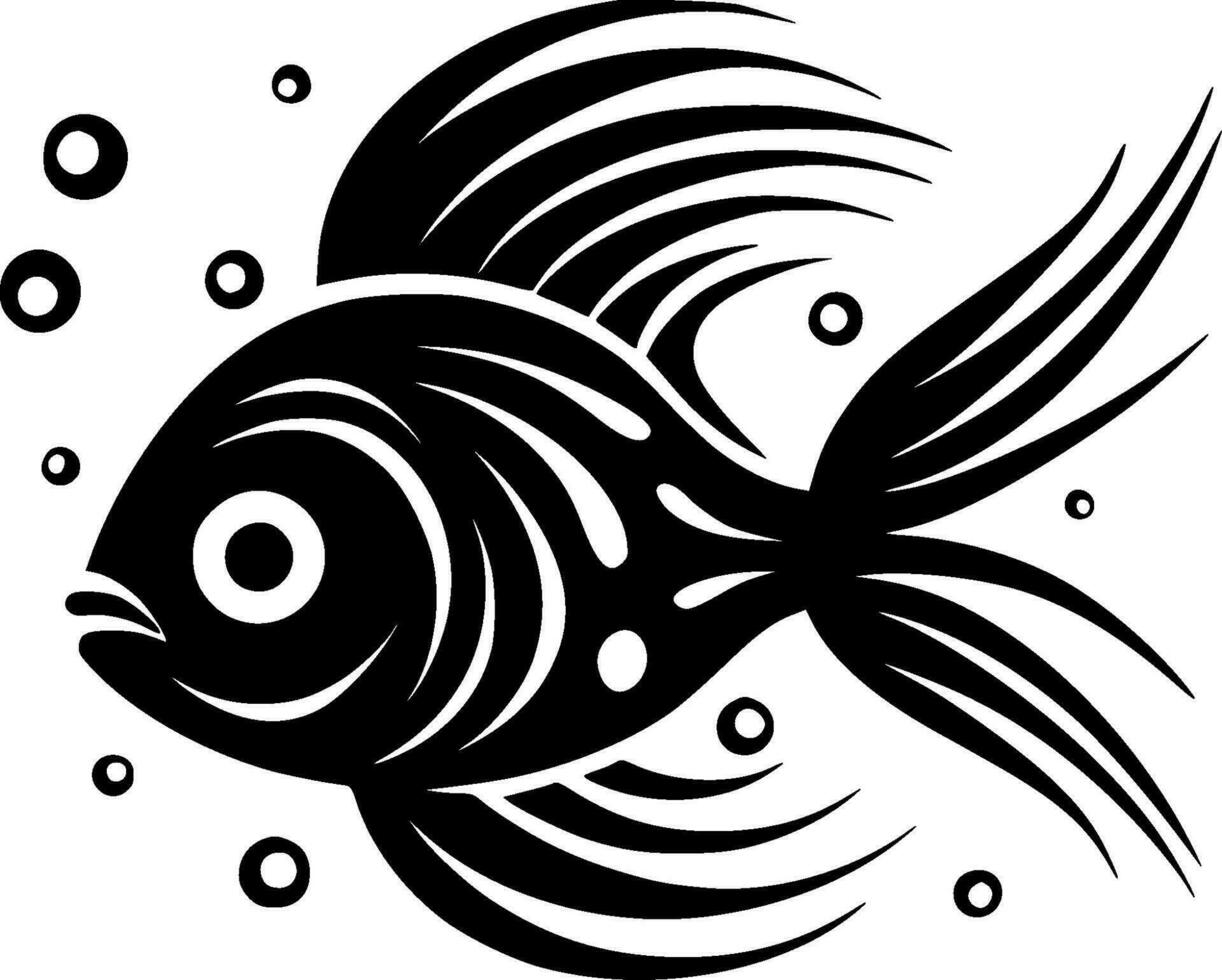 Fish - High Quality Vector Logo - Vector illustration ideal for T-shirt graphic