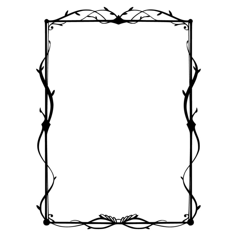 Frames Ornamental Illustration Design Vector Art