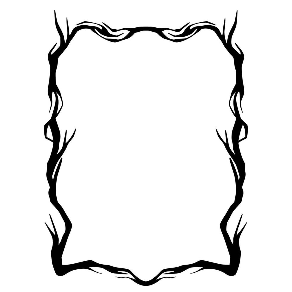 Frames Rooted Bordered Design vector
