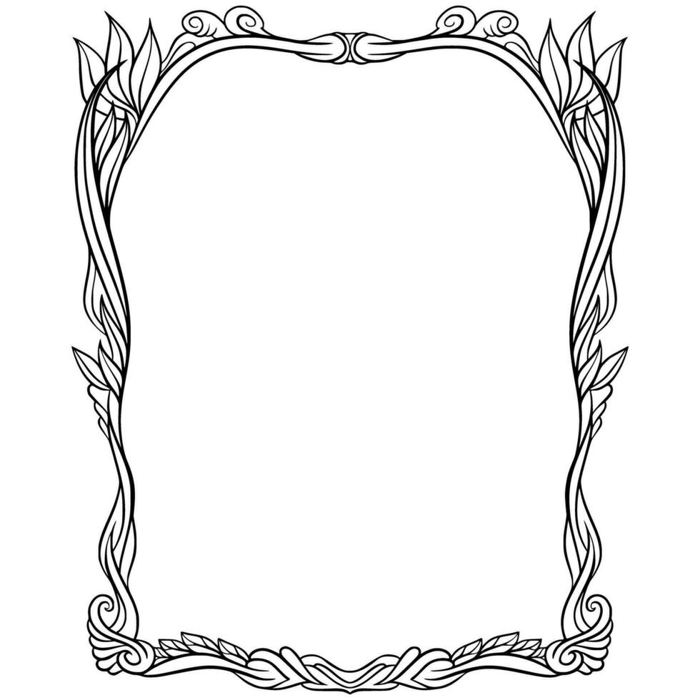 Frame Border Ornamental Design vector