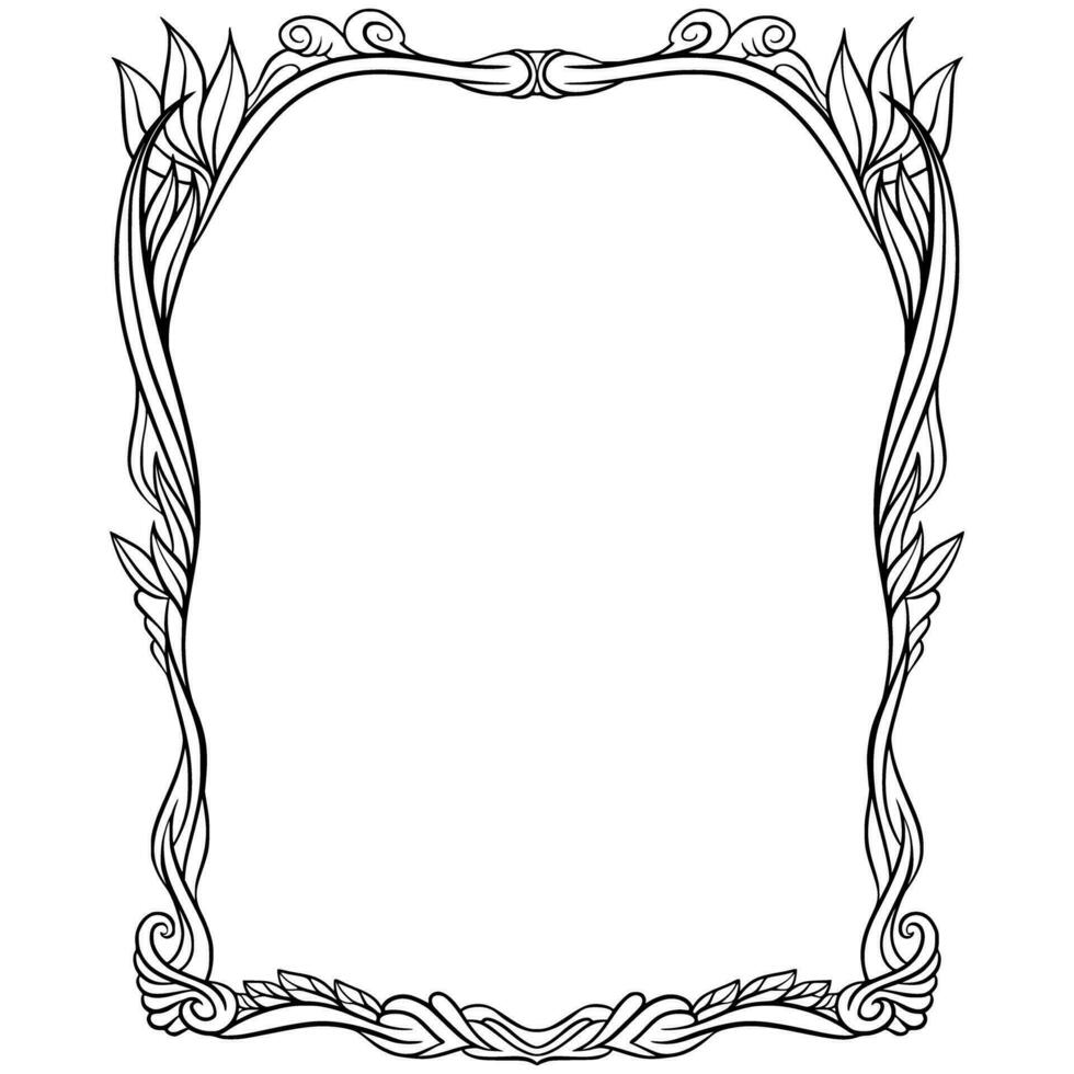 Frame Border Ornamental Design vector