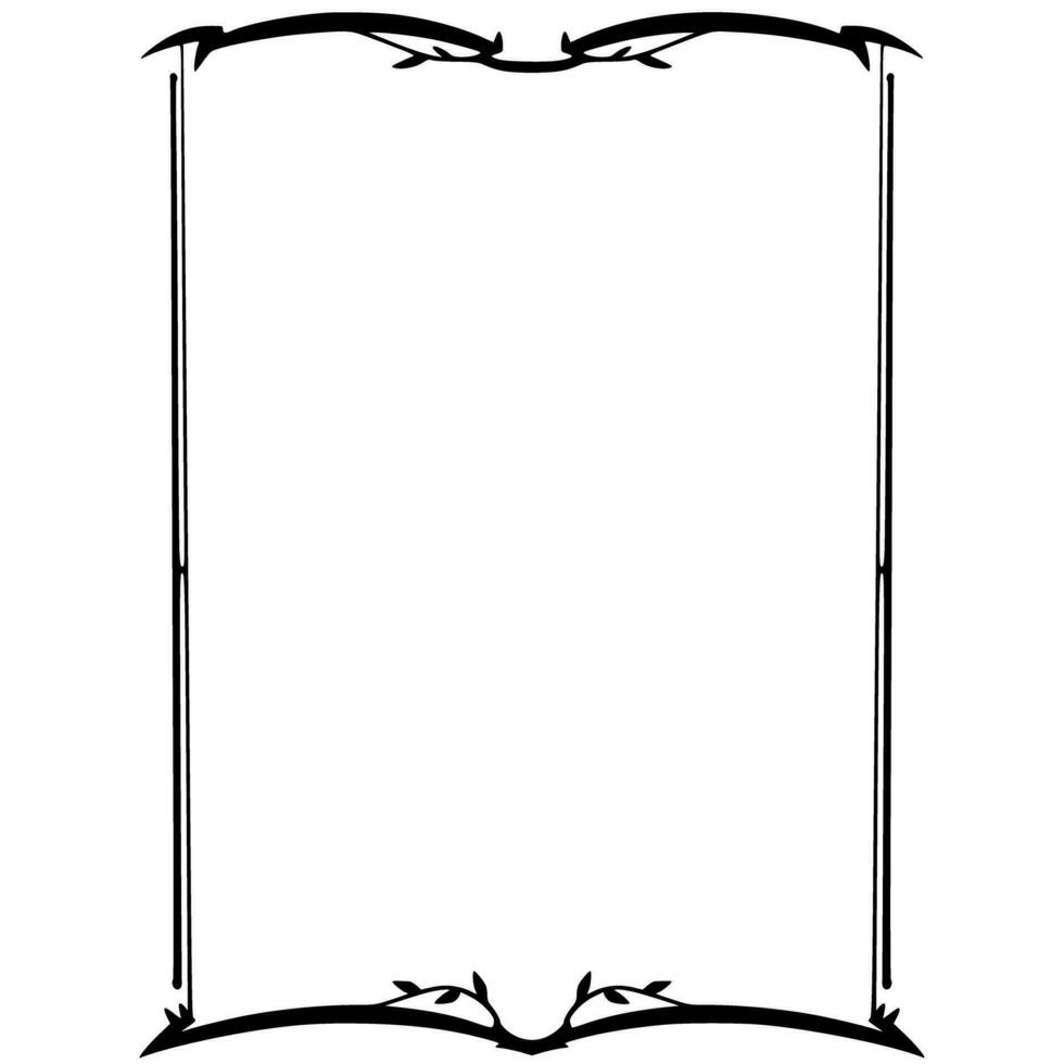 Frame Tribal Element Fill vector