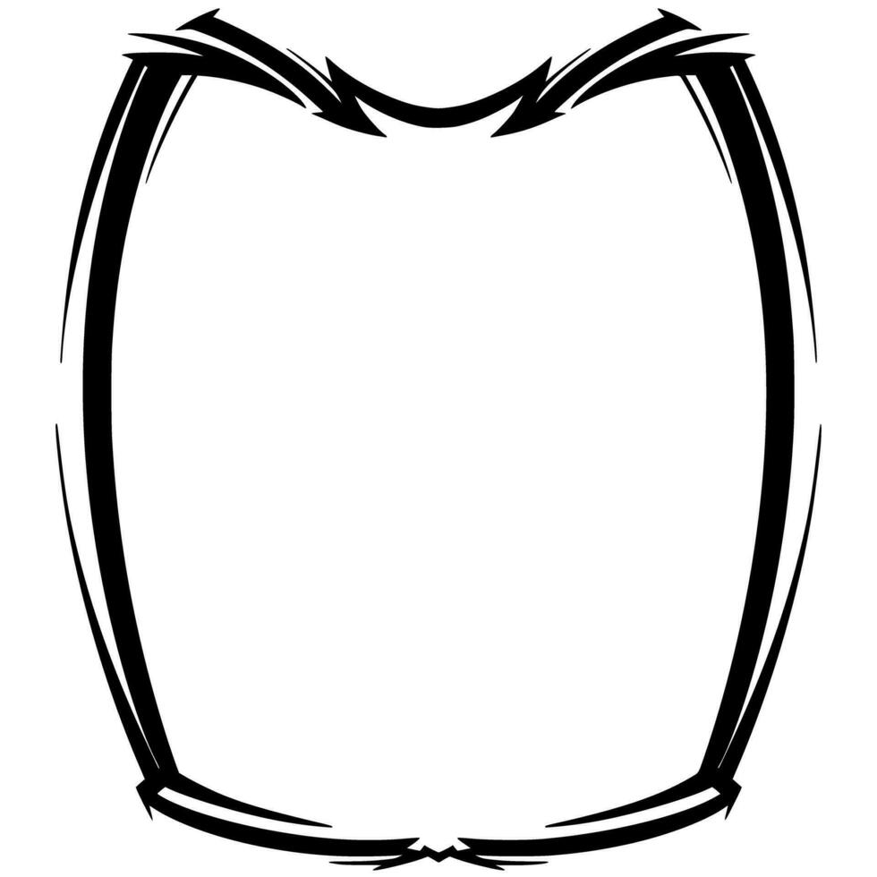 Frame Tribal Element Fill vector