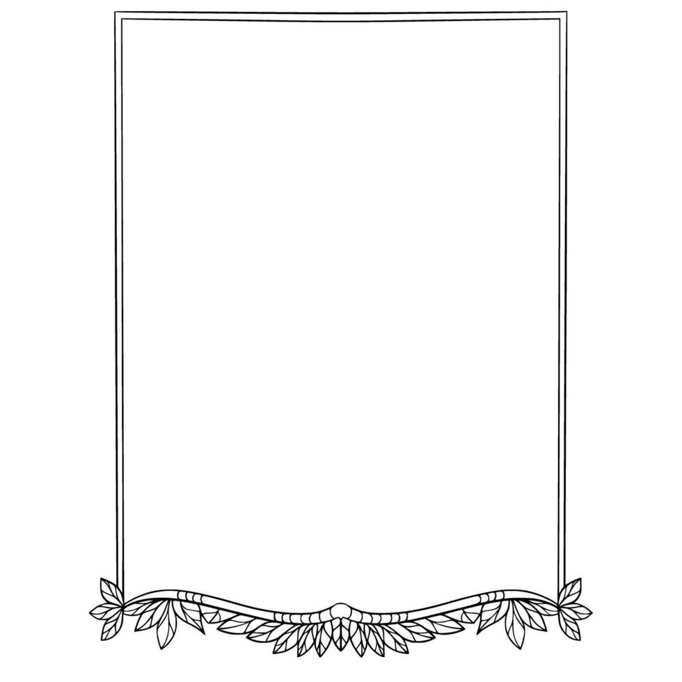 Frame Border Ornamental Design vector