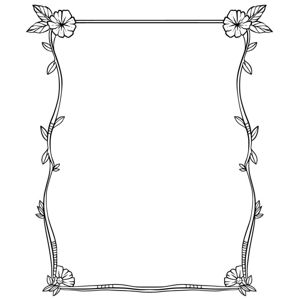 Frame Border Ornamental Design vector