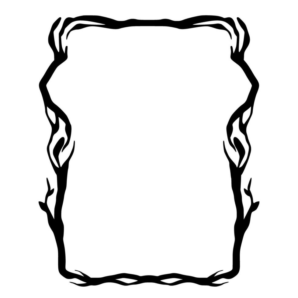 Frames Rooted Bordered Design vector