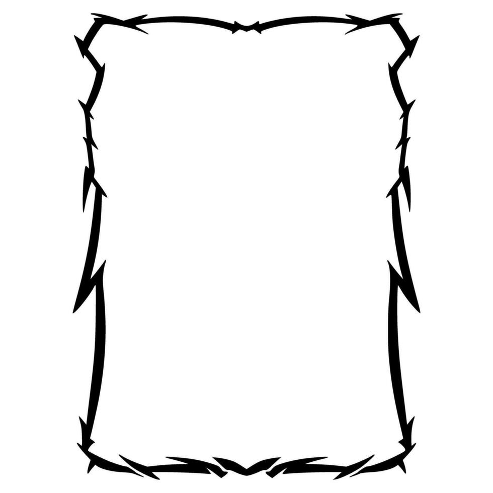 Frame Tribal Element Fill vector