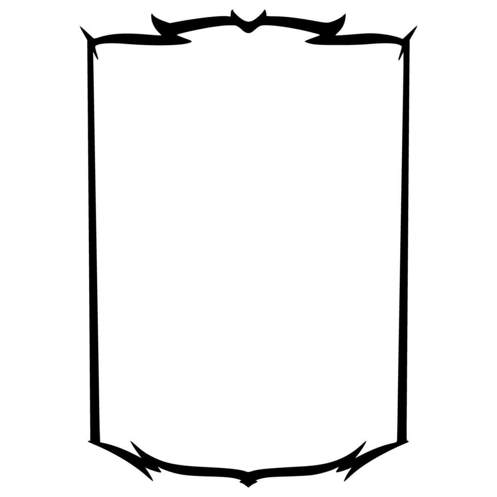 Frame Tribal Element Fill vector