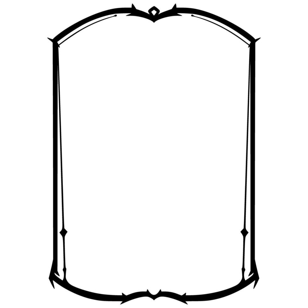 Frame Tribal Element Fill vector