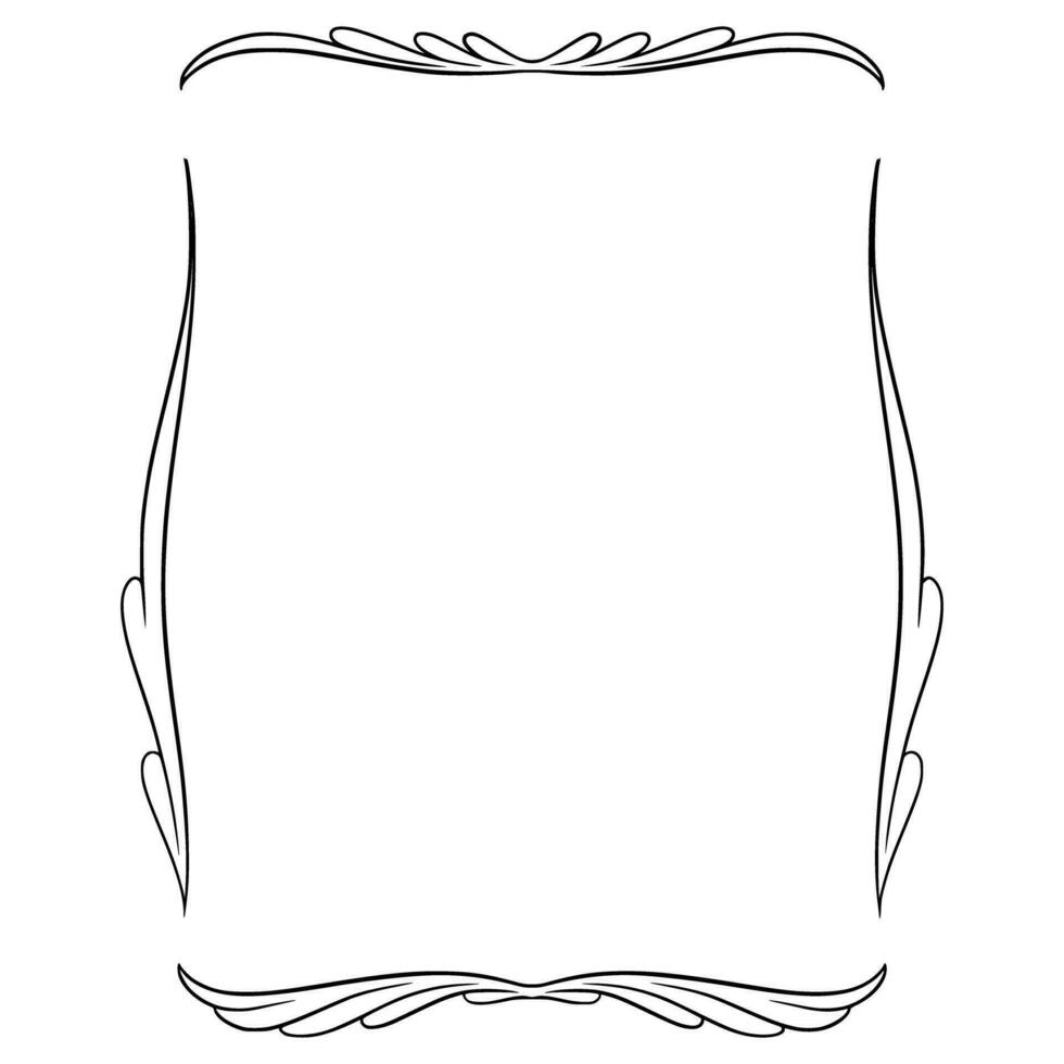 Frame Border Ornamental Design vector