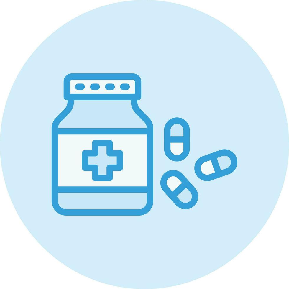 Pills Vector Icon Design Illustration