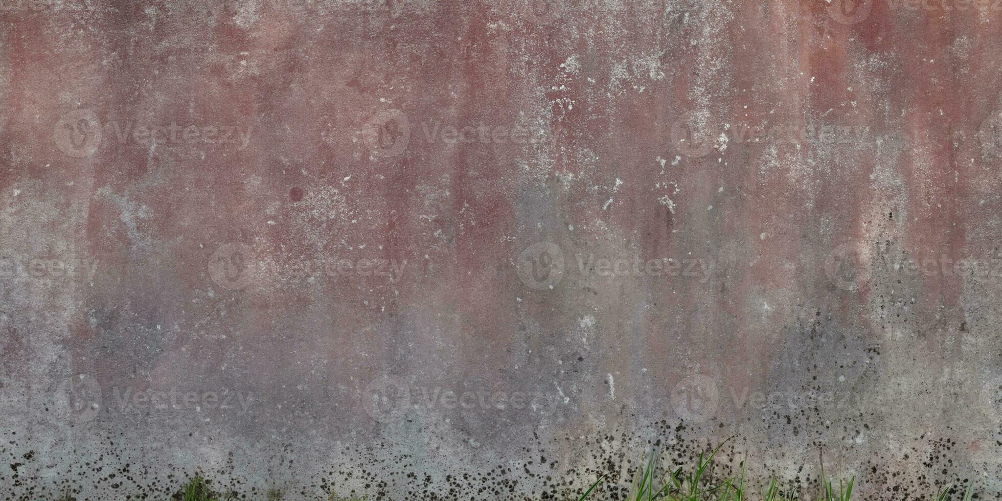 red dark grunge concrete texture wall background photo