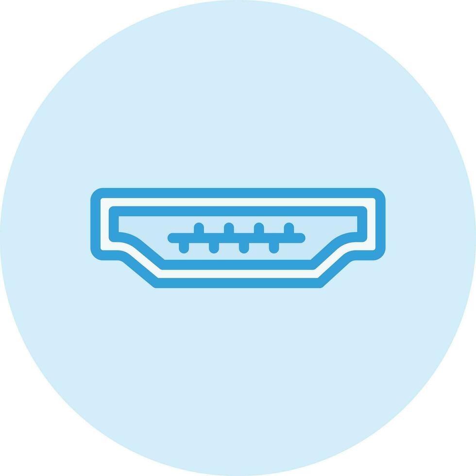Hdmi Port Vector Icon Design Illustration