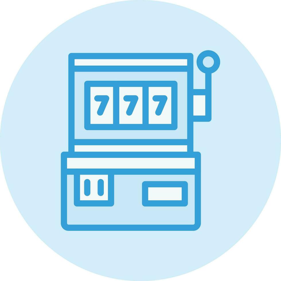 Slot Machine Vector Icon Design Illustration
