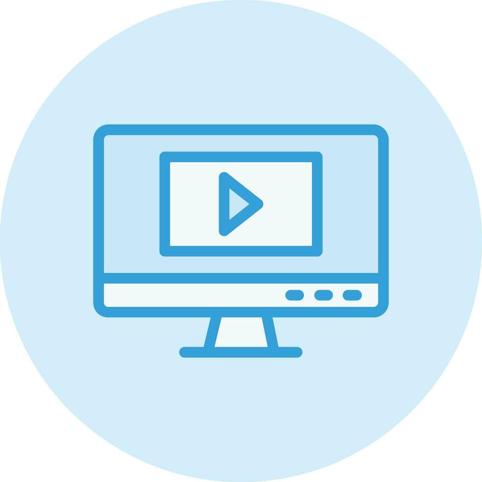 Play button Vector Icon Design Illustration