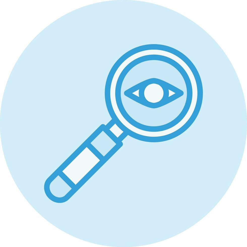 Eye Test Vector Icon Design Illustration
