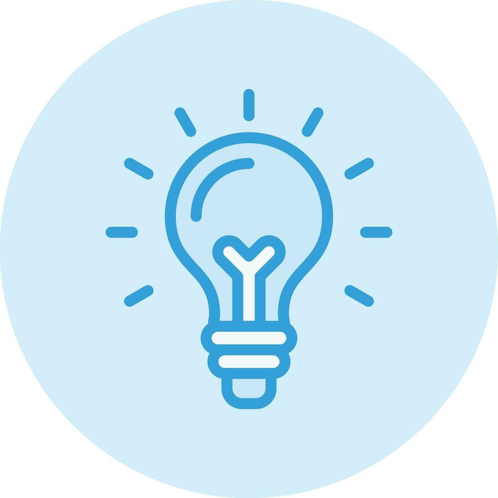 Light bulb Vector Icon Design Illustration