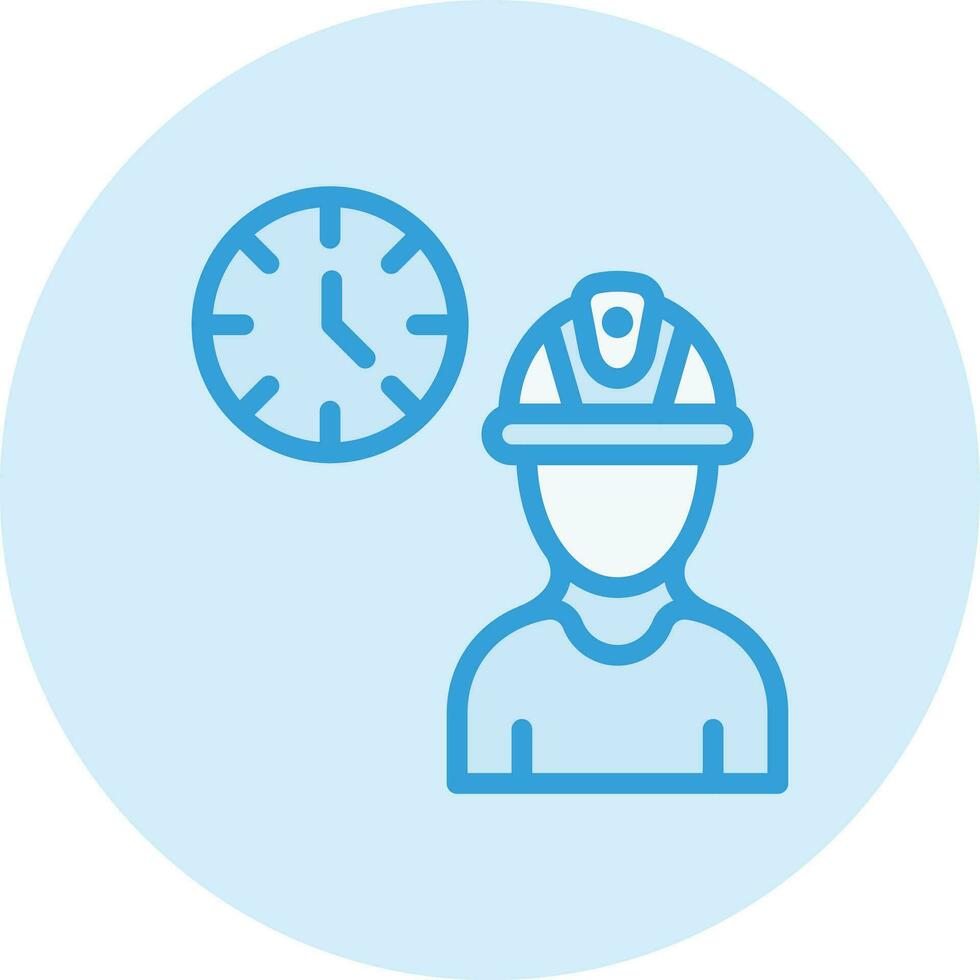 Working hours Vector Icon Design Illustration