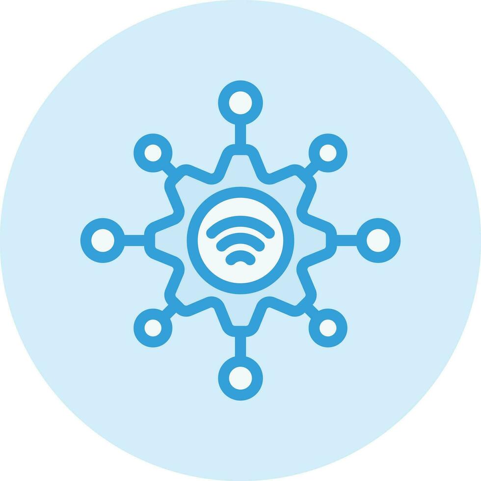 Internet Of Things Vector Icon Design Illustration