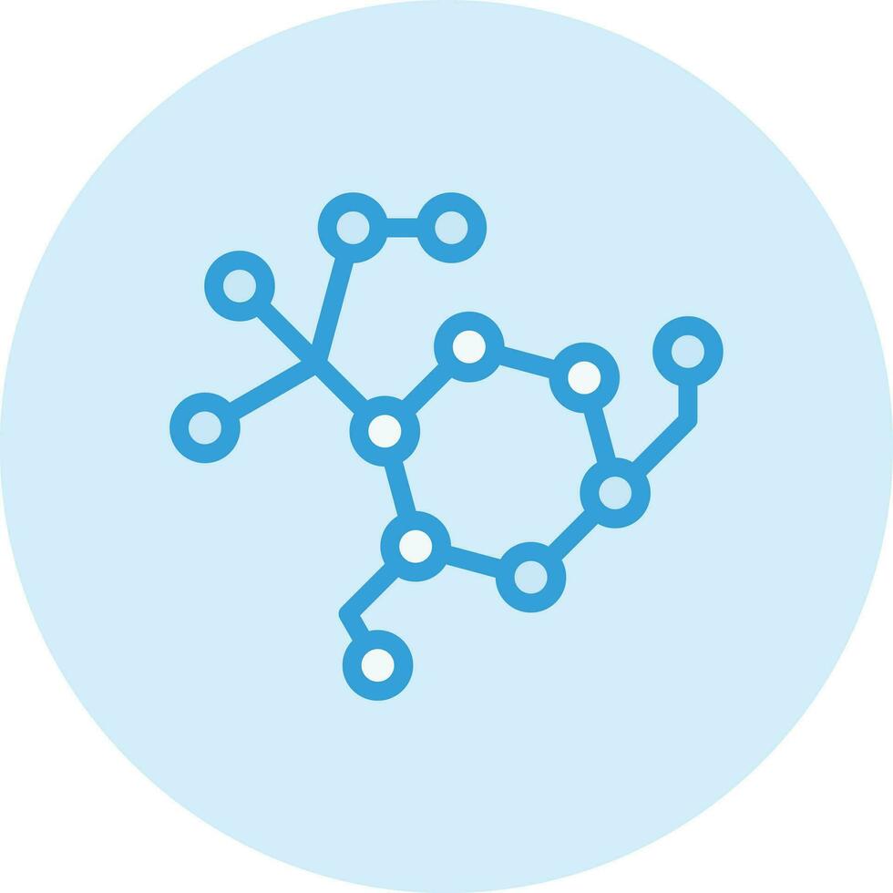 Molecule Vector Icon Design Illustration