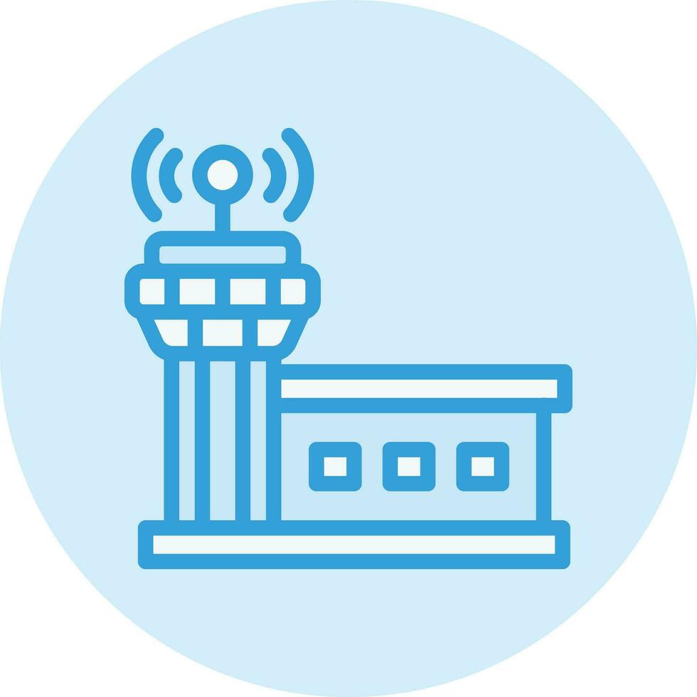 Control tower Vector Icon Design Illustration