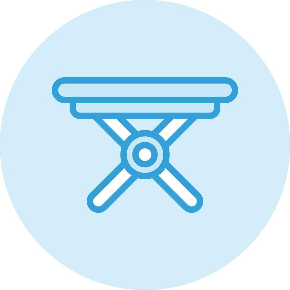 Folding Table Vector Icon Design Illustration