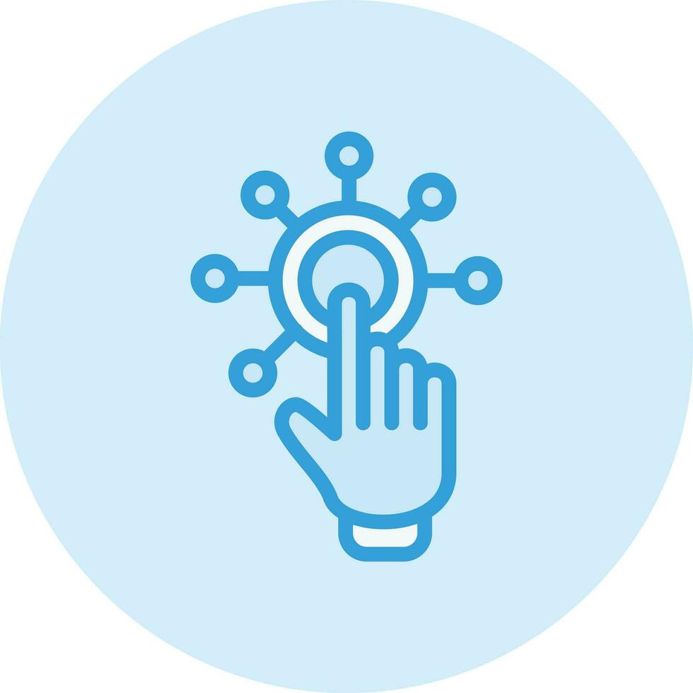 Interactivity Vector Icon Design Illustration