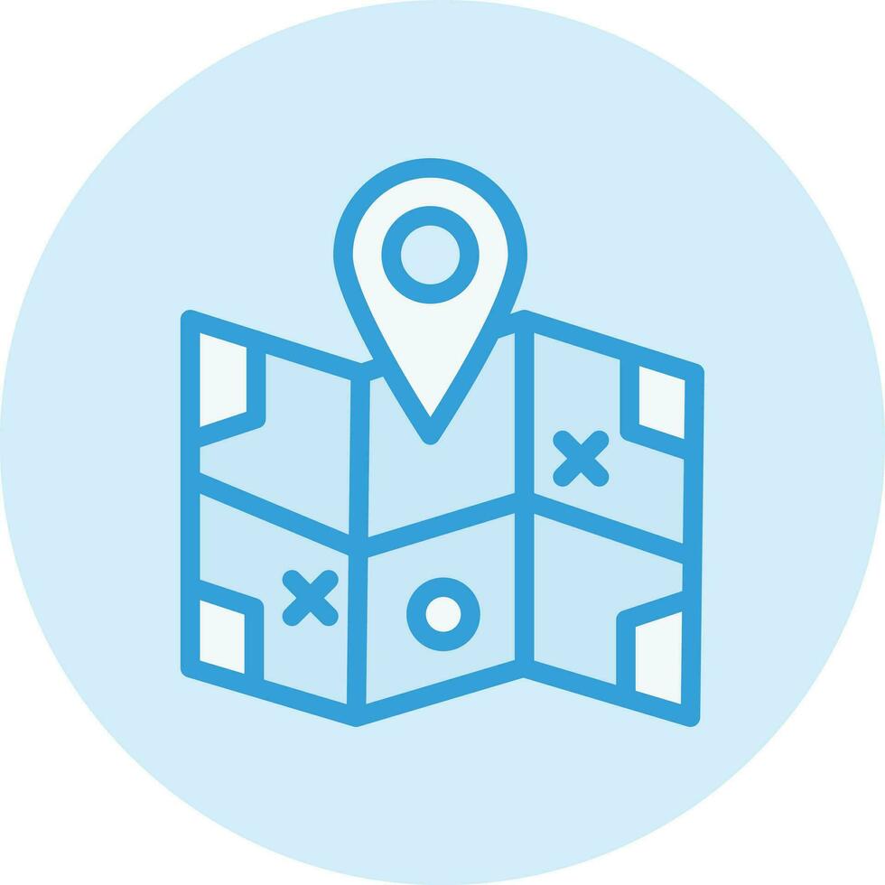 Map Vector Icon Design Illustration